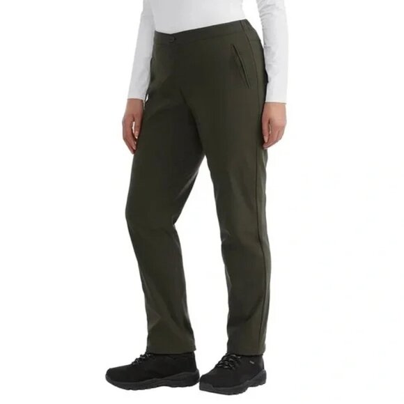 NWOT Stormpack Sunice Windproof Fully Lined with Microfleece Pants | Green - Picture 1 of 5